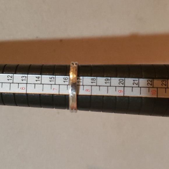 Lemon Quartz 14k White Gold Ring size 7-1/2 - Picture 7 of 7